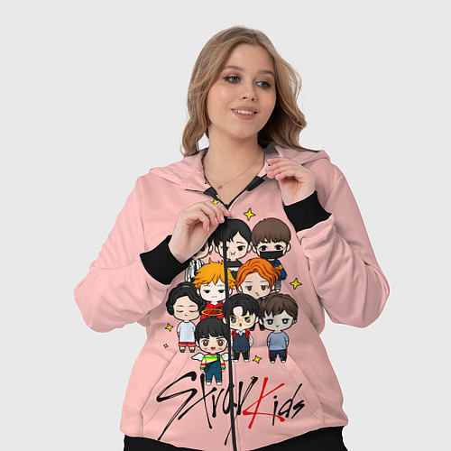 Женский костюм Stray Kids / 3D-Черный – фото 3