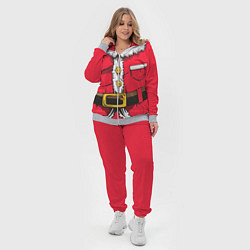 Женский 3D-костюм Санта, цвет: 3D-меланж — фото 2