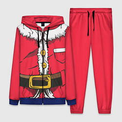 Женский 3D-костюм Санта, цвет: 3D-синий