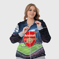 Женский 3D-костюм FC Arsenal, цвет: 3D-меланж — фото 2