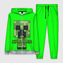 Женский 3D-костюм MINECRAFT CREEPER, цвет: 3D-меланж