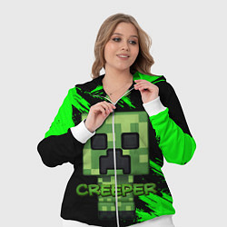 Женский 3D-костюм MINECRAFT CREEPER, цвет: 3D-белый — фото 2
