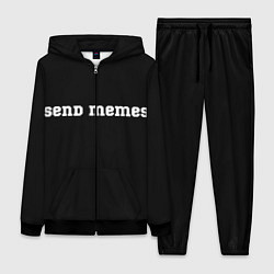 Женский 3D-костюм Send Memes, цвет: 3D-черный