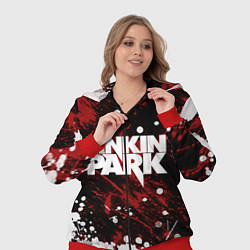 Женский 3D-костюм Linkin Park, цвет: 3D-красный — фото 2