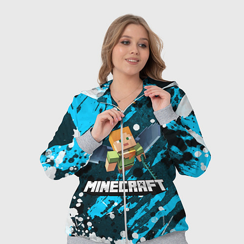 Женский костюм Minecraft Майнкрафт / 3D-Меланж – фото 3