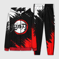 Женский 3D-костюм KIMETSU NO YAIBA, цвет: 3D-красный