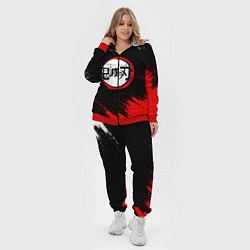 Женский 3D-костюм KIMETSU NO YAIBA, цвет: 3D-красный — фото 2