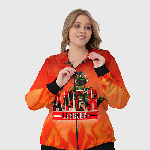 Женский костюм Apex Legends / 3D-Черный – фото 3