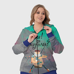 Женский 3D-костюм Рыбак, цвет: 3D-синий — фото 2