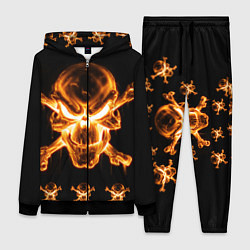 Женский 3D-костюм Черепа, цвет: 3D-черный