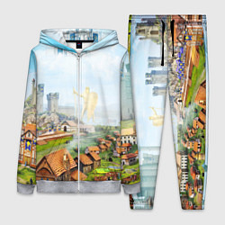 Женский 3D-костюм ГЕРОИ МЕЧА И МАГИИ, цвет: 3D-меланж