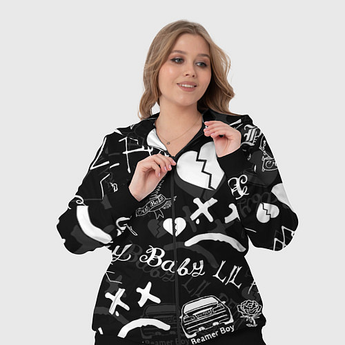 Женский костюм LIL PEEP / 3D-Черный – фото 3