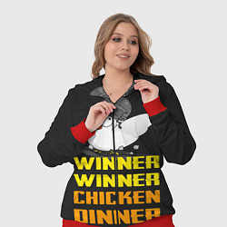 Женский 3D-костюм Winner Chicken Dinner, цвет: 3D-красный — фото 2