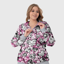 Женский 3D-костюм Ahegao валентинки, цвет: 3D-меланж — фото 2