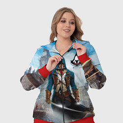 Женский 3D-костюм Assasin's creed, цвет: 3D-красный — фото 2