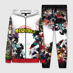 Женский 3D-костюм My Hero Academia противостояние, цвет: 3D-красный