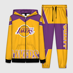 Женский 3D-костюм Los Angeles Lakers, цвет: 3D-черный