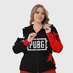 Женский 3D-костюм PUBG, цвет: 3D-красный — фото 2