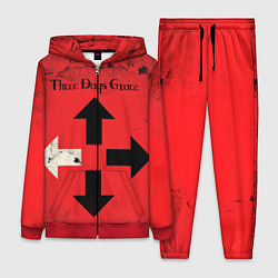 Женский 3D-костюм Three Days Grace, цвет: 3D-красный