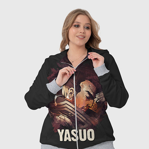 Женский костюм Yasuo / 3D-Меланж – фото 3