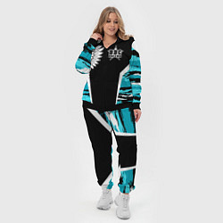 Женский 3D-костюм ВВС России Камуфляж, цвет: 3D-черный — фото 2