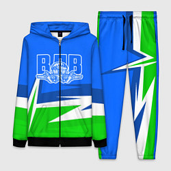 Женский 3D-костюм ВДВ, цвет: 3D-черный