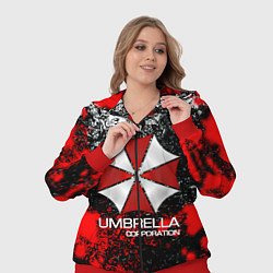 Женский 3D-костюм UMBRELLA CORP, цвет: 3D-красный — фото 2