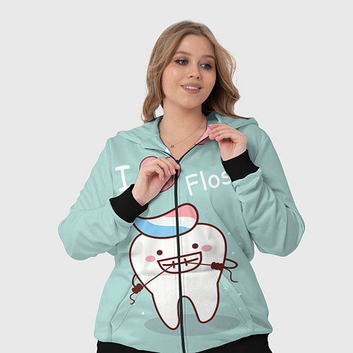 Женский костюм Tooth / 3D-Черный – фото 3