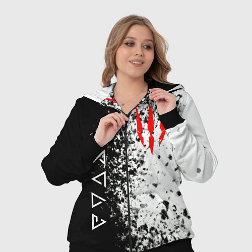 Женский костюм THE WITCHER / 3D-Черный – фото 3