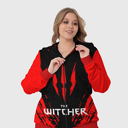 Женский 3D-костюм THE WITCHER, цвет: 3D-красный — фото 2
