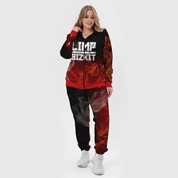 Женский 3D-костюм LIMP BIZKIT, цвет: 3D-красный — фото 2