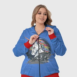 Женский 3D-костюм Единорог Rock, цвет: 3D-красный — фото 2