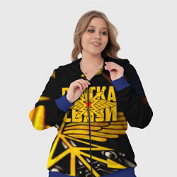 Женский 3D-костюм Войска связи, цвет: 3D-синий — фото 2