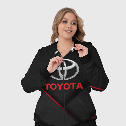 Женский костюм TOYOTA / 3D-Черный – фото 3