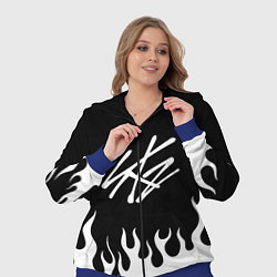 Женский 3D-костюм Stray Kids, цвет: 3D-синий — фото 2