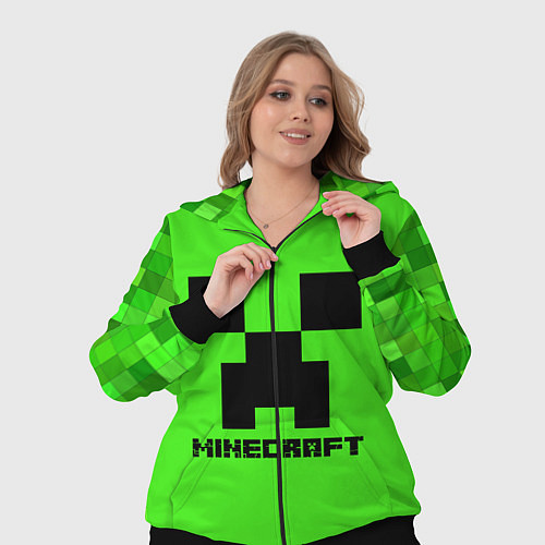Женский костюм MINECRAFT / 3D-Черный – фото 3