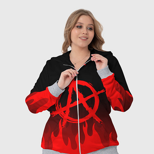 Женский костюм АНАРХИЯ / 3D-Меланж – фото 3