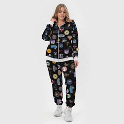 Женский 3D-костюм NBA Pattern, цвет: 3D-белый — фото 2