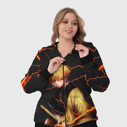 Женский костюм KIMETSU NO YAIBA / 3D-Черный – фото 3