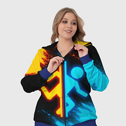 Женский 3D-костюм PORTAL, цвет: 3D-синий — фото 2