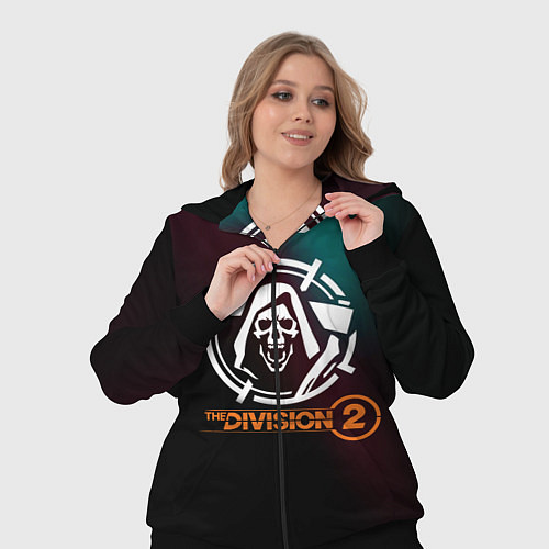Женский костюм The Division 2 Logo / 3D-Черный – фото 3