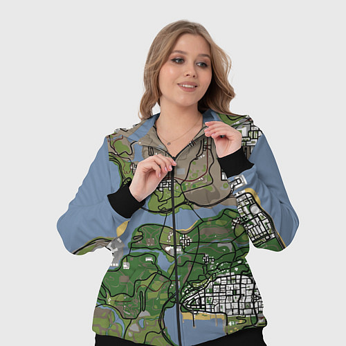 Женский костюм San andreas / 3D-Черный – фото 3