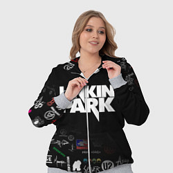 Женский 3D-костюм LINKIN PARK, цвет: 3D-меланж — фото 2