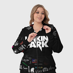 Женский 3D-костюм LINKIN PARK, цвет: 3D-черный — фото 2