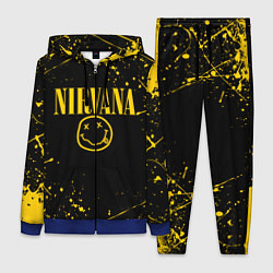Женский 3D-костюм NIRVANA, цвет: 3D-синий