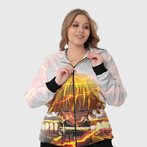 Женский костюм KIMETSU NO YAIBA / 3D-Черный – фото 3