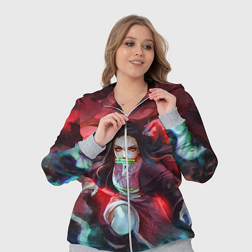 Женский костюм KIMETSU NO YAIBA / 3D-Меланж – фото 3