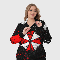 Женский 3D-костюм RESIDENT EVIL UMBRELLA, цвет: 3D-черный — фото 2