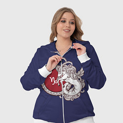 Женский 3D-костюм Козерог Знак Зодиака, цвет: 3D-белый — фото 2