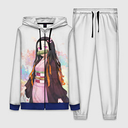 Женский 3D-костюм KIMETSU NO YAIBA, цвет: 3D-синий